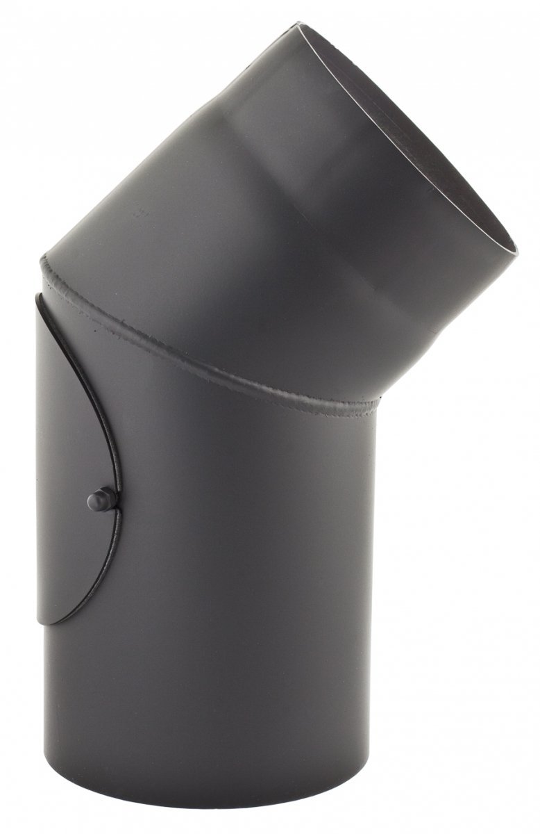 Peisrør 2-delt 45° m/luke