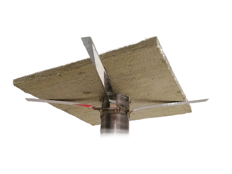 Isolasjonsplate til grueåpning med holder