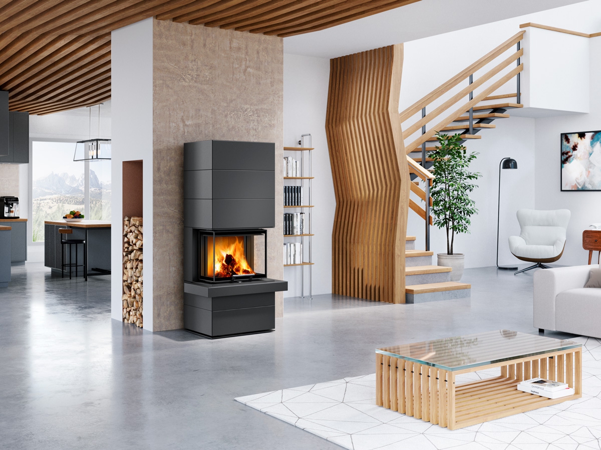 Designpeis med hevedør