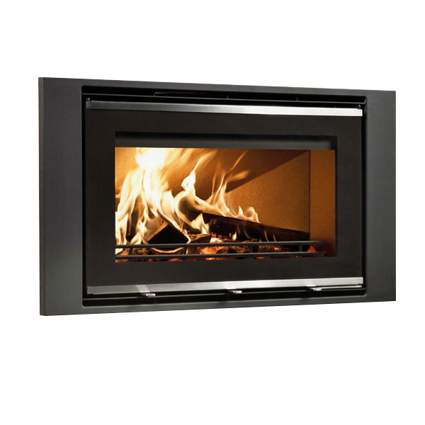 Westfire Uniq 32 peisinnsats m/bred ramme, glassfront