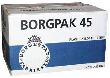 PLASTISK ILDFAST STEIN BORGPAK 45 25kg