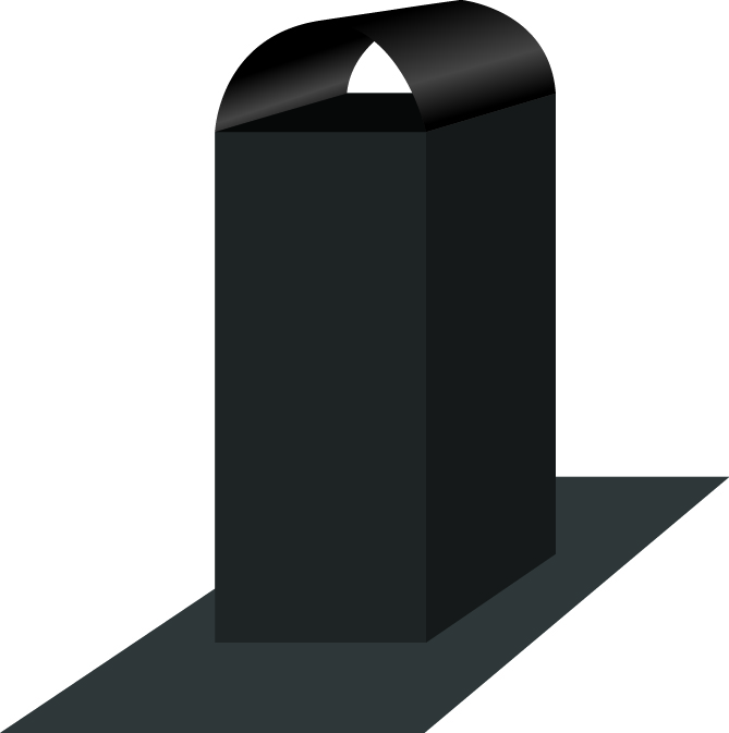 Firkantbeslag tilpasset stålpipe