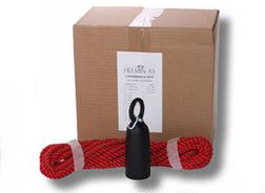 Loddbørste-sett 3 kg=lodd og 7.5m tau