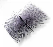 Loddebørste 25x25cm proff 2 øyer