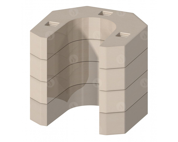 Varmelagringsstein for Romotop peisovn (AKKUM 01)