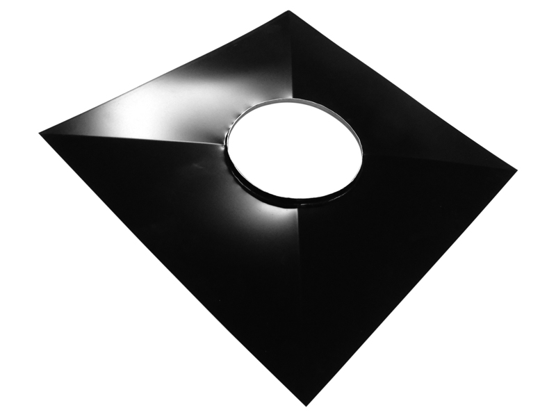 Topplate for stålpipe  Ø150mm