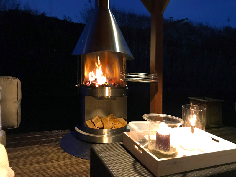 Firestar DN 700 Exclusive Swing, m/glassdør (Ø70)