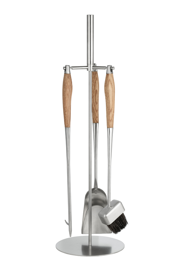 Peissett 3 deler med håndtak i eik