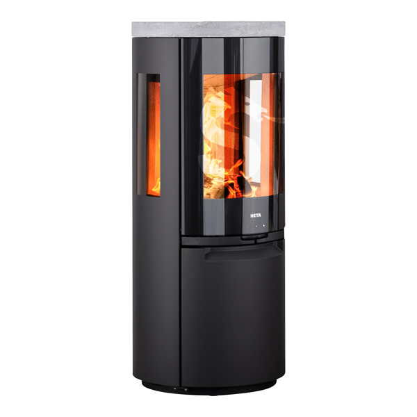 Heta Scan-Line 900, sideglass, glassfront, stein