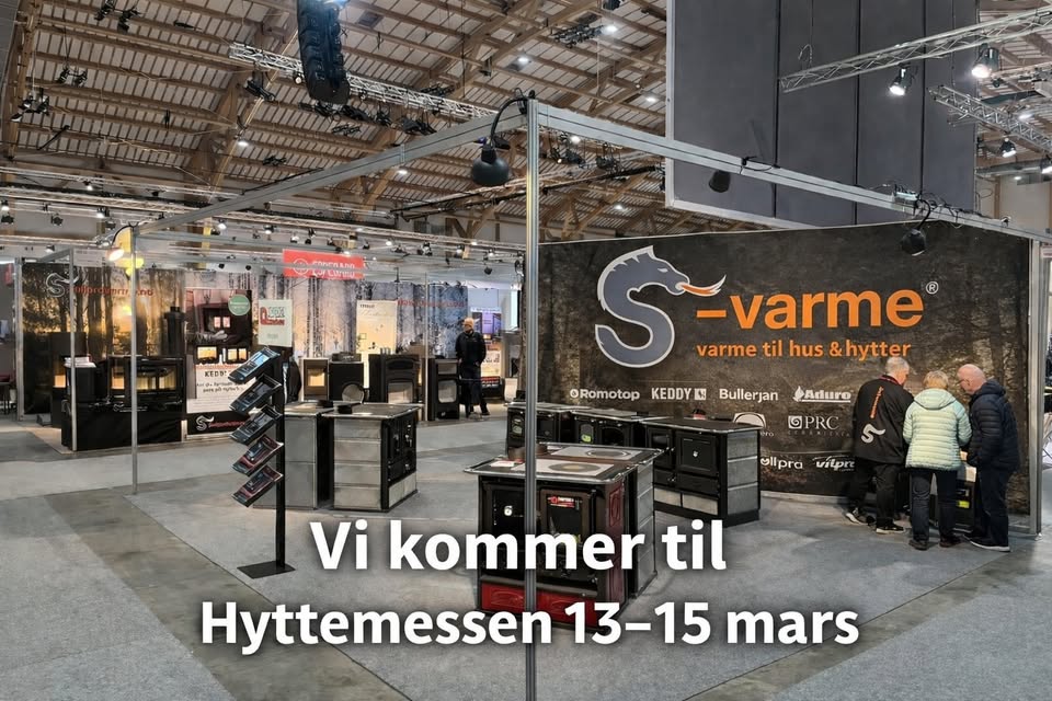 Vi kommer på Hyttemessen på Hellerudsletta,  13.-15. mars 2026