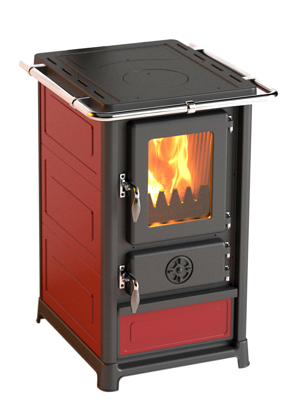 Olymp kjøkkenkomfyr, rød