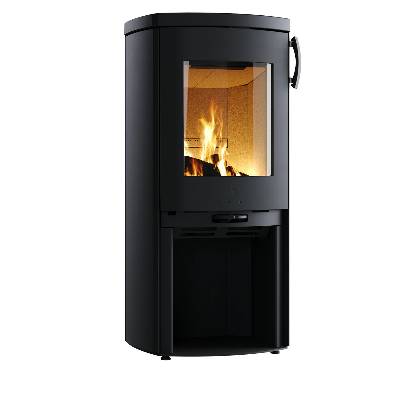 HETA Icon-Line Moderna V (m/integrert friskluft og støpejernsdør)