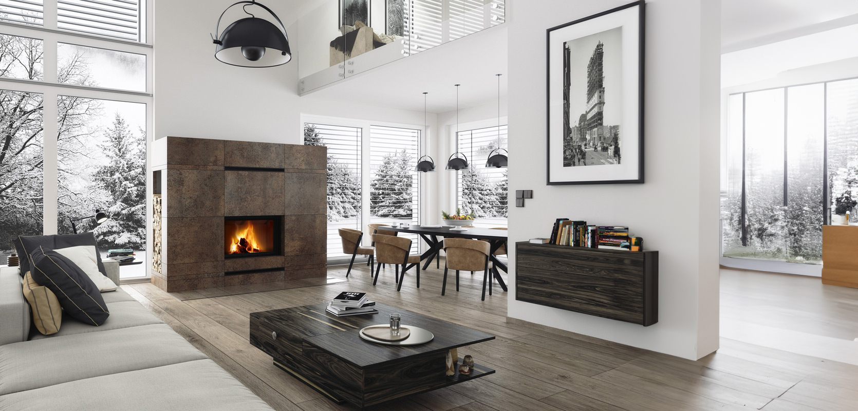 Moderne peiser for hus og hytte