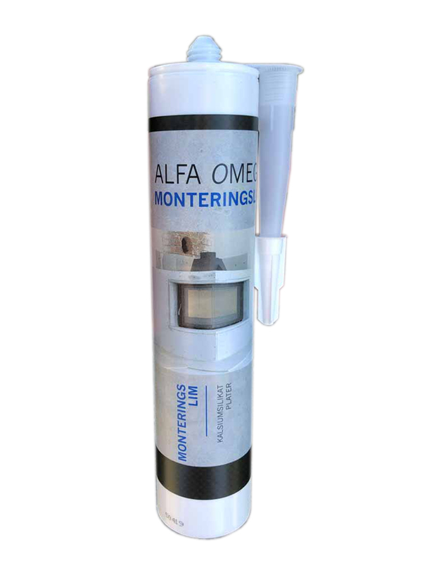 Monteringslim, peisplater