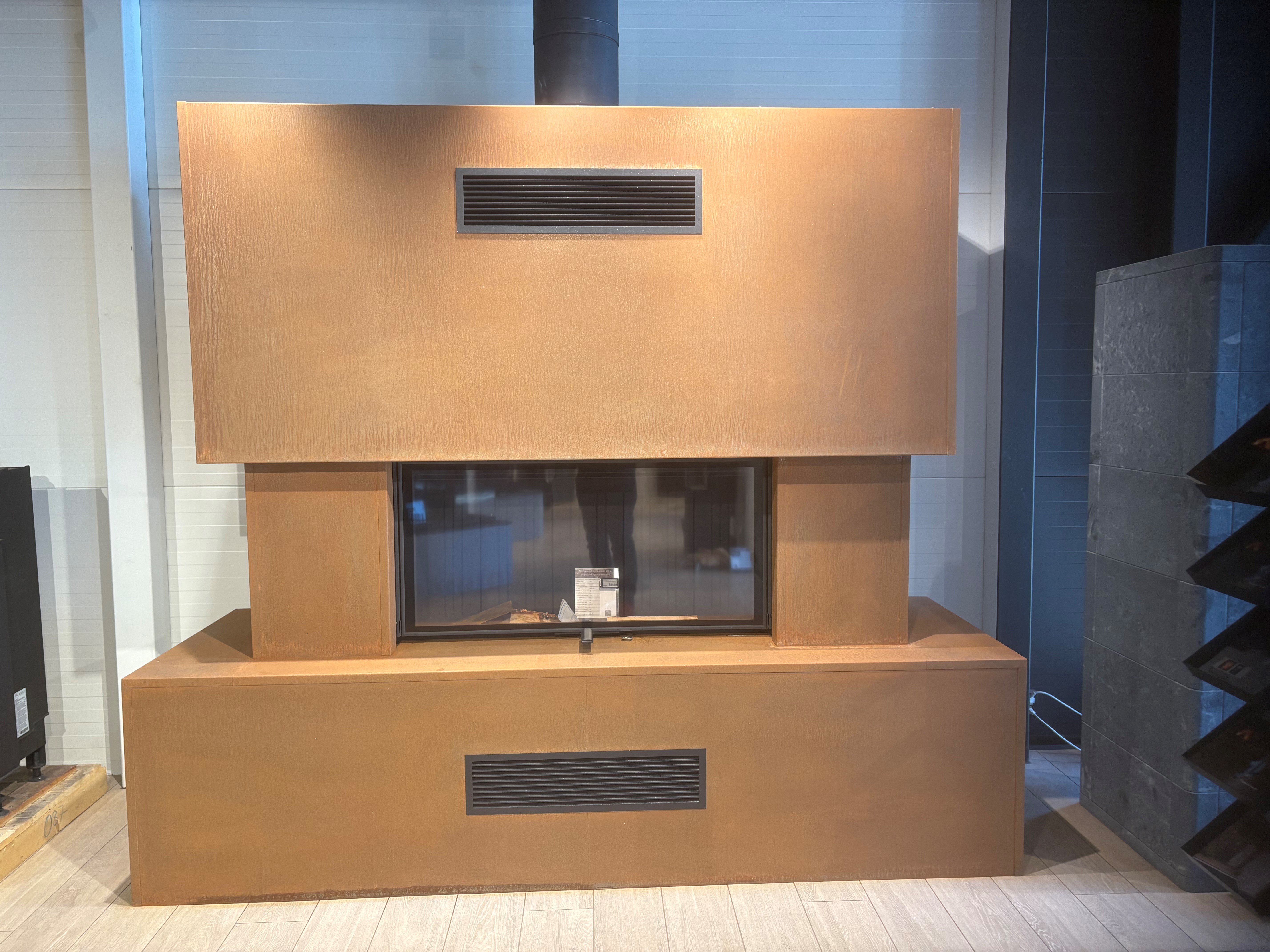 Romotop Impression 2g L 118.60.01, m/omramming i corten stål