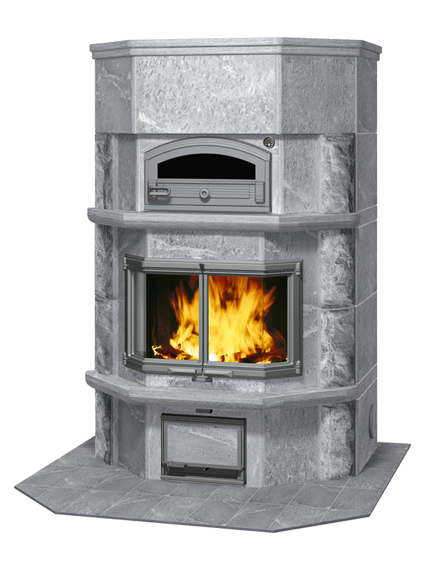 Tulikivi Klassisk klebersteinsovn med bakerovn TLU2637T/11
