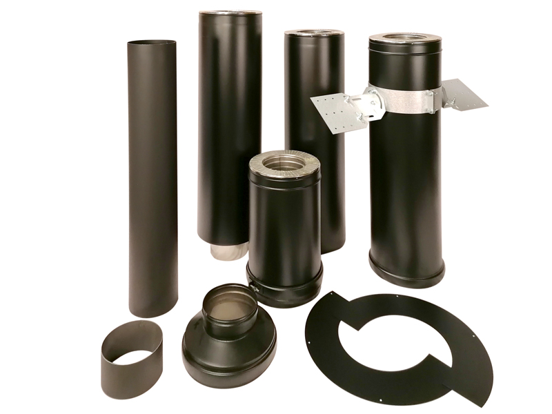 Gram stålpipe (C) Ø150 L200 cm JL